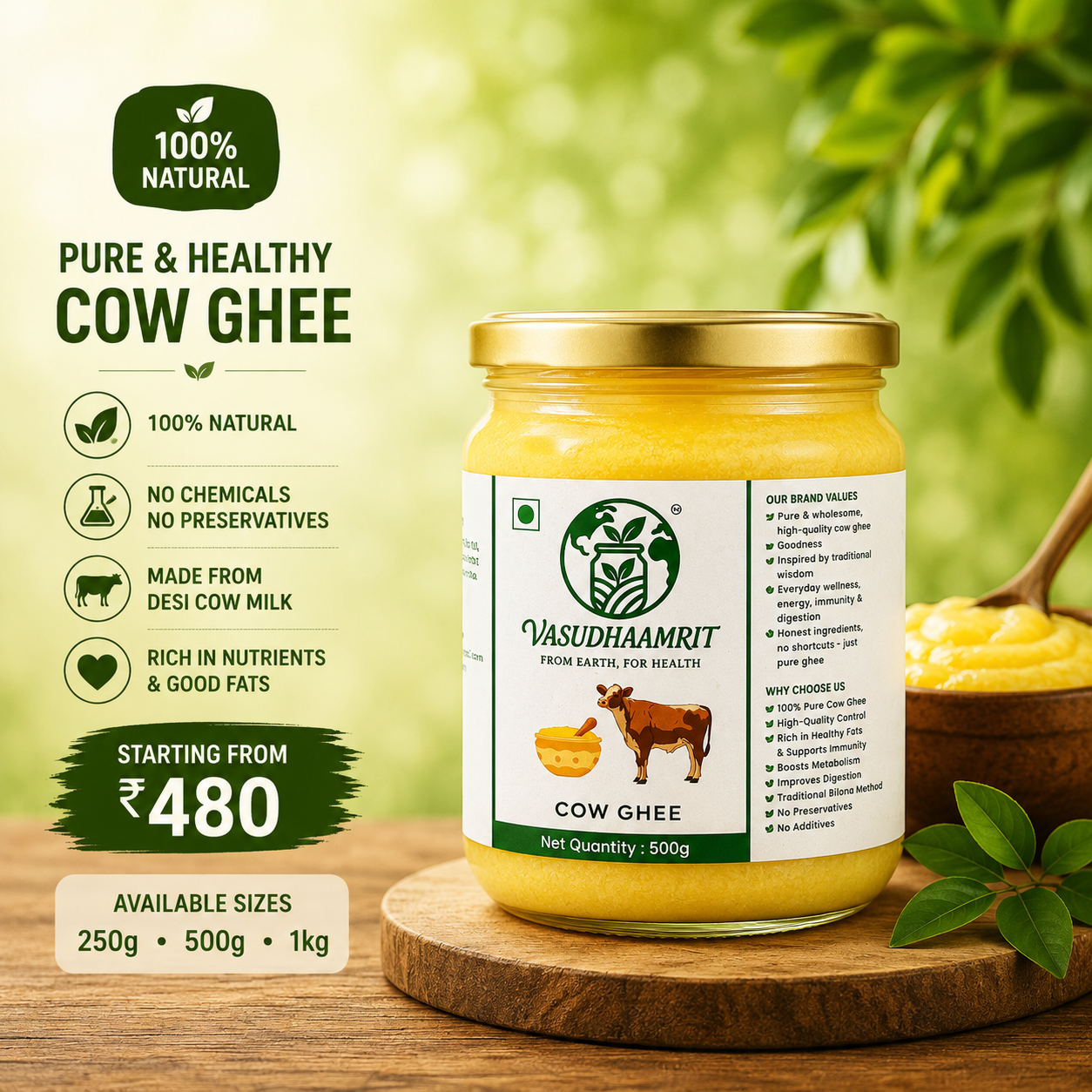 A2 Gir Cow Ghee
