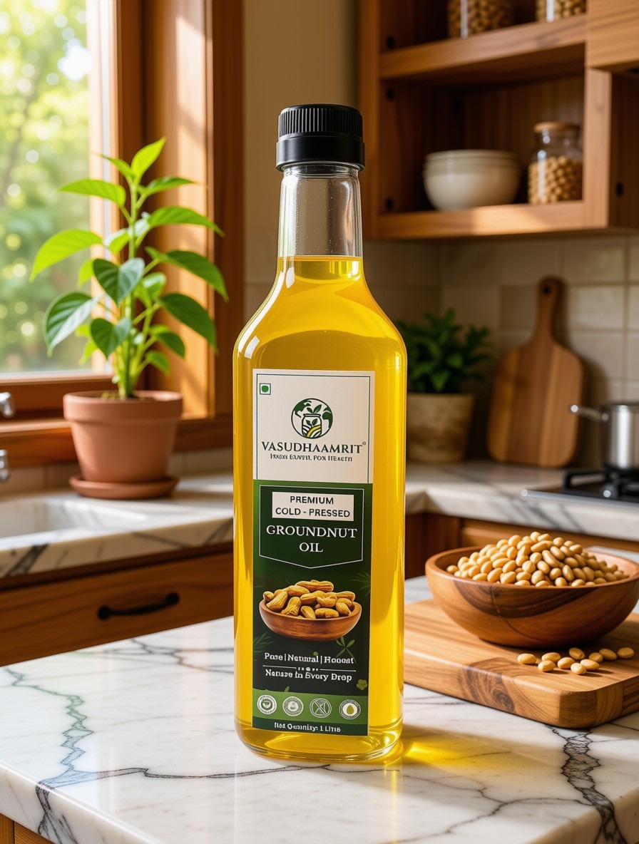 Cold Pressed Groundnut Oil